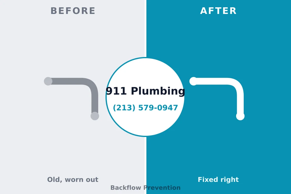 Before and after: plumbing company Iron Mountain, MI